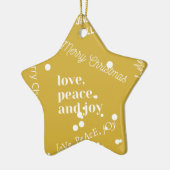 Kerstmis Keramisch Ornament (Links)