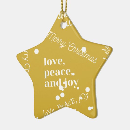 Kerstmis Keramisch Ornament (Links)