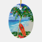 Kerstmis Keramisch Ornament (Voorkant)