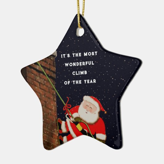 kerstmis keramisch ornament (Links)