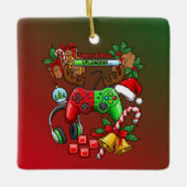 Kerstmis Keramisch Ornament (Voorkant)