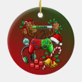 Kerstmis Keramisch Ornament (Achterkant)