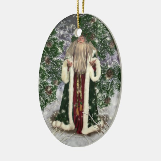 Kerstmis Keramisch Ornament (Links)