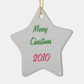 Kerstmis Keramisch Ornament (Links)