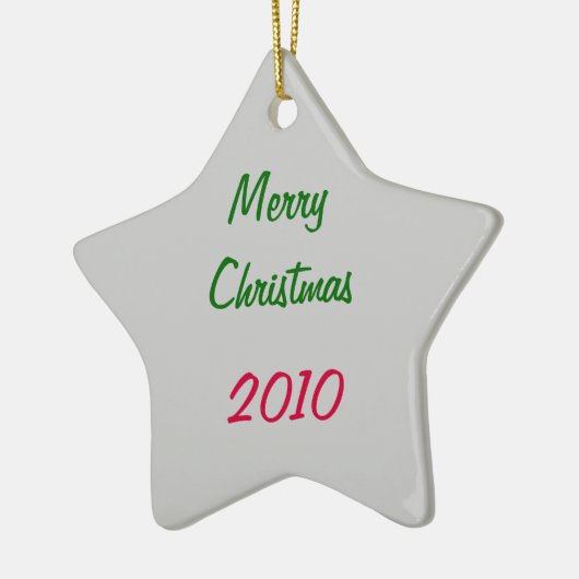 Kerstmis Keramisch Ornament (Links)