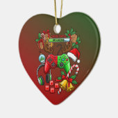 Kerstmis Keramisch Ornament (Links)