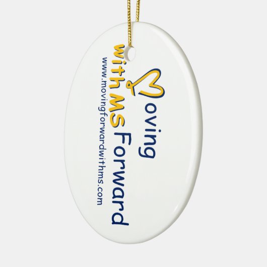 kerstmis keramisch ornament (Links)