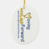 kerstmis keramisch ornament (Voorkant)