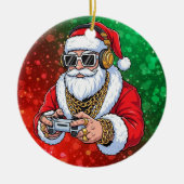 Kerstmis Keramisch Ornament (Voorkant)