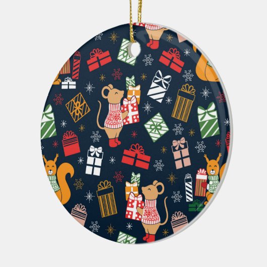 Kerstmis Keramisch Ornament (Links)