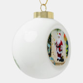 Kerstmis Keramische Balornament, Sinterklaas Bal Ornament (Links)