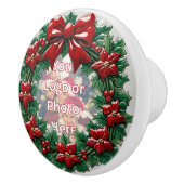  kerstmis keramische knop (Rechts)