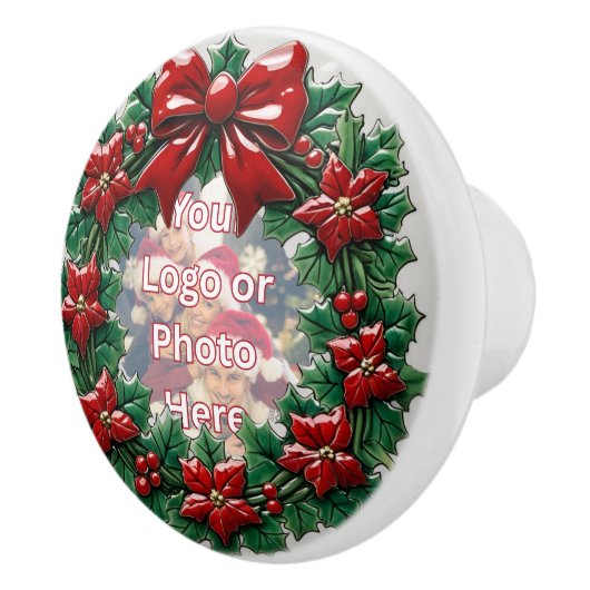  kerstmis keramische knop (Rechts)