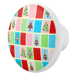 Kerstmis Keramische Knop