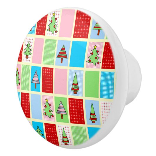 Kerstmis Keramische Knop (Rechts)