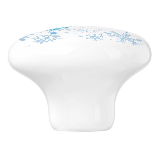 Kerstmis Keramische Knop (Zijkant)