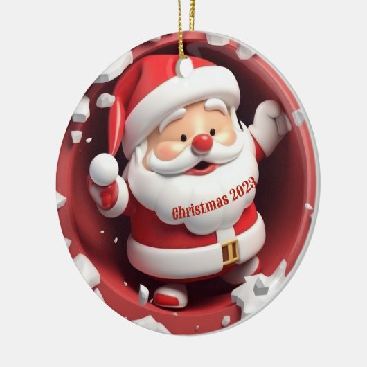 Kerstmis Keramische Ornament (Links)