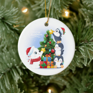 Kerstmis Keramische Versiering Keramisch Ornament