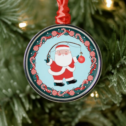 Kerstmis keramische visserij ornament (Boom)