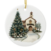 Kerstmis Kerk & Boom
