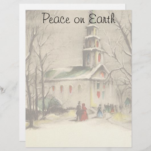 Kerstmis, kerk in winterslaap (Voorkant / Achterkant)