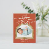 Kerstmis Kerk Kader Geboorte Aankondiging (Staand voorkant)