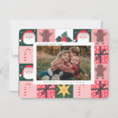 Kerstmis Kerst Familie Foto  Kerstkaart (Voorkant)