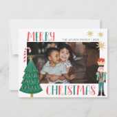 Kerstmis Kerst Familie Foto Kerstkaart (Voorkant)