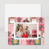 Kerstmis Kerst Familie Foto Kerstkaart (Voorkant / Achterkant)