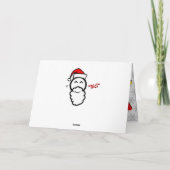 Kerstmis Kerst grap Kerstmis Auto Feestdagen Kaart (Achterkant)