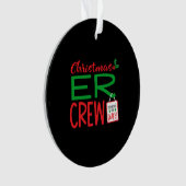 Kerstmis, kerst, noodgeval ornament (voorkant)