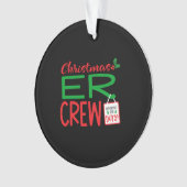 Kerstmis, kerst, noodgeval ornament (voorkant)