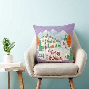 Kerstmis Kerst Winter Vakantie Worp Kussen