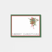 Kerstmis Kerstbellen en Hulst Post-It Notities Post-it® Notes (Voorkant)