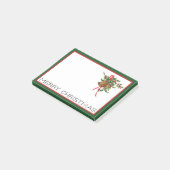 Kerstmis Kerstbellen en Hulst Post-It Notities Post-it® Notes (Schuin)