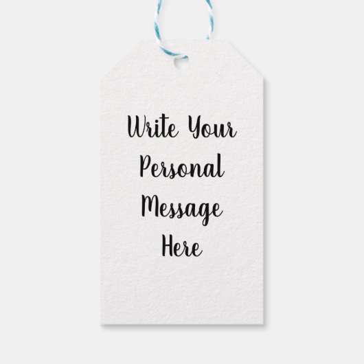 Kerstmis: kerstboom cadeaulabel (Achterkant)