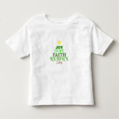 Kerstmis: kerstboom kinder shirts (Voorkant)