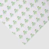 Kerstmis: kerstboom tissuepapier (Detail)