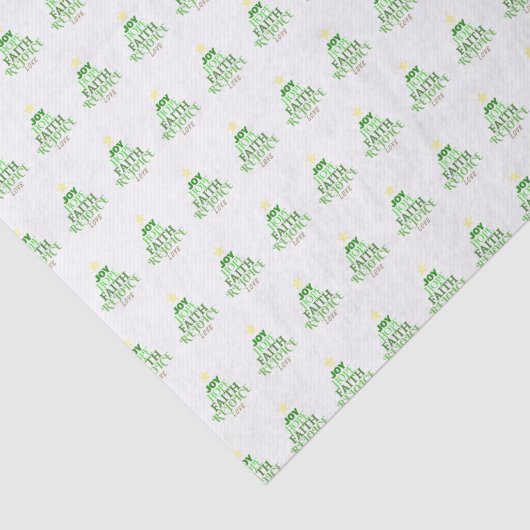 Kerstmis: kerstboom tissuepapier (Detail)