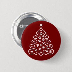 Kerstmis Kerstboom Winter Vrolijk Licht Vakantie Ronde Button 5,7 Cm