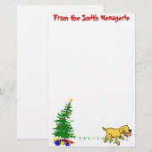 Kerstmis | Kerstbriefhoofd Briefpapier (Voorkant / Achterkant)