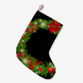 Kerstmis kerstcadeau stoppen kleine kerstsok (Voorkant (Hangend))
