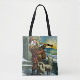 Kerstmis, kerstcadeauspeelgoed en kousen tote bag