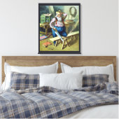 Kerstmis, kerstcadeautjes voor het bouwen van kers canvas afdruk (Insitu (Slaapkamer))