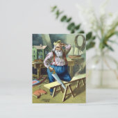 Kerstmis, kerstcadeautjes voor het bouwen van kers feestdagenkaart (Staand voorkant)