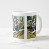 Kerstmis, kerstcadeautjes voor het bouwen van kers grote koffiekop (Voorkant rechts)