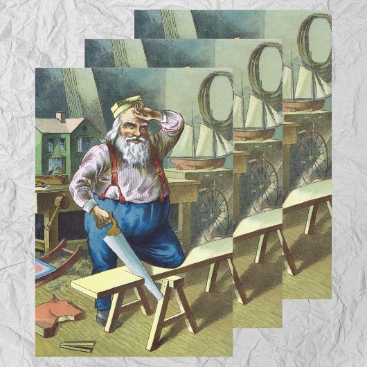 Kerstmis, kerstcadeautjes voor het bouwen van kers inpakpapier vel