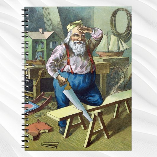 Kerstmis, kerstcadeautjes voor het bouwen van kers notitieboek