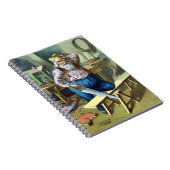 Kerstmis, kerstcadeautjes voor het bouwen van kers notitieboek (Rechterzijde)