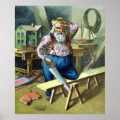 Kerstmis, kerstcadeautjes voor het bouwen van kers poster (Voorkant)